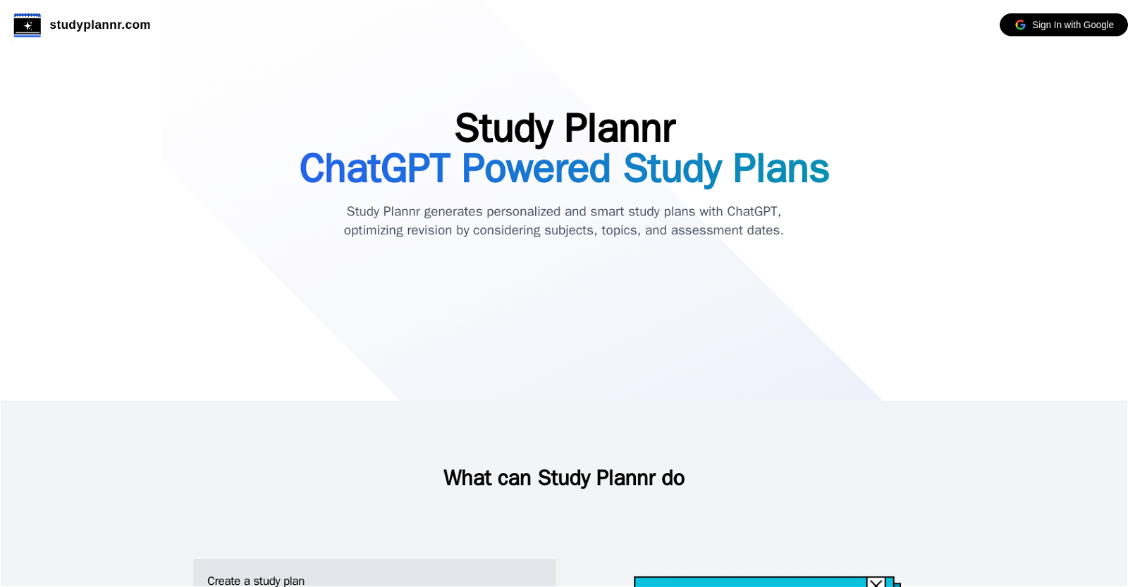 StudyPlannr image