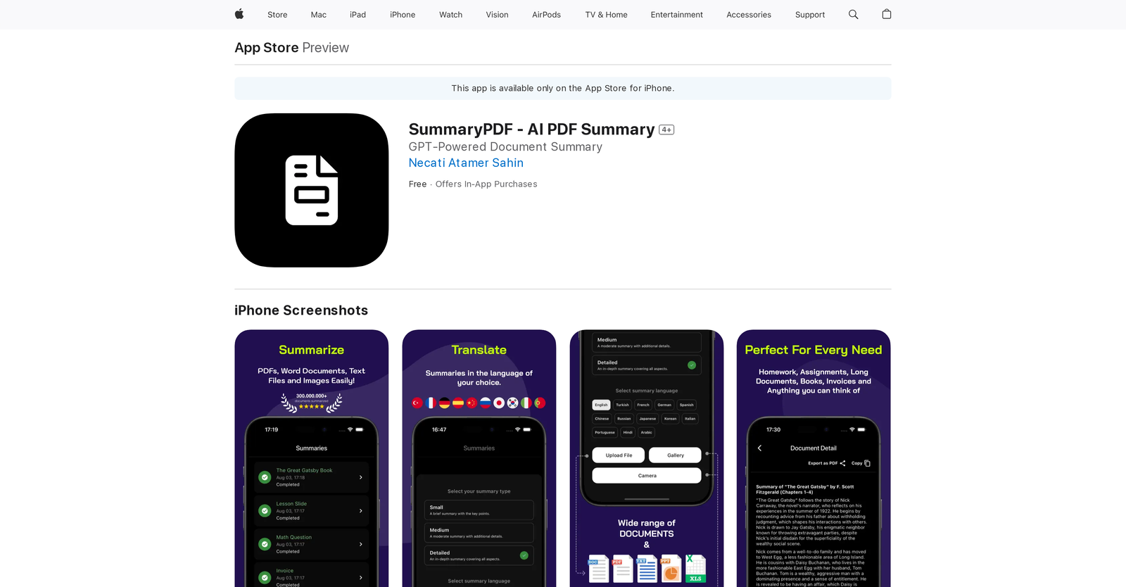 SummaryPDF image