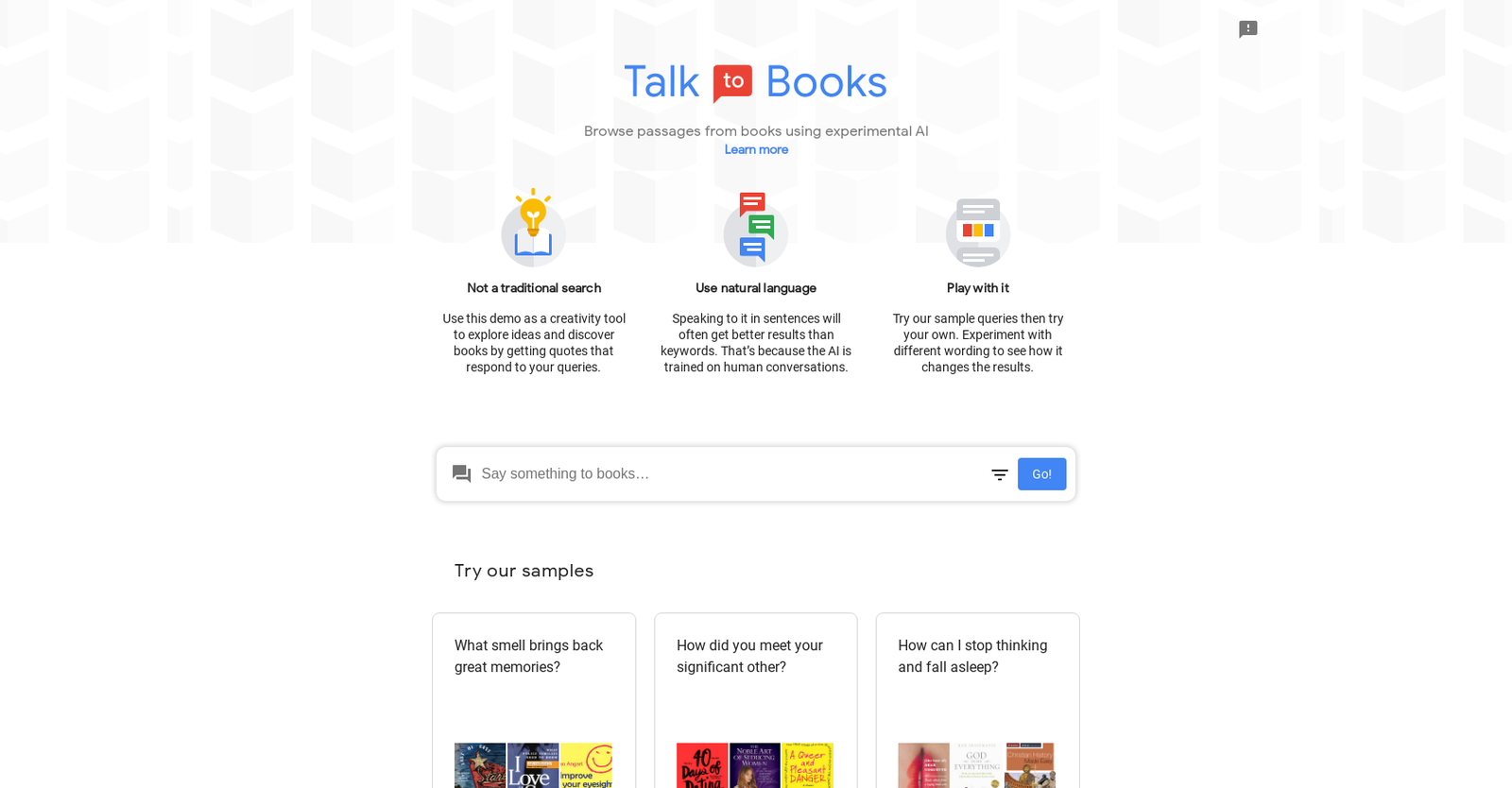 Talk To Books image