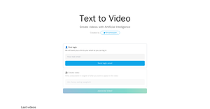 Text to Video AI