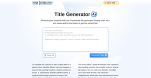 Title Generator