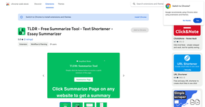 TLDR - Summarize Tool