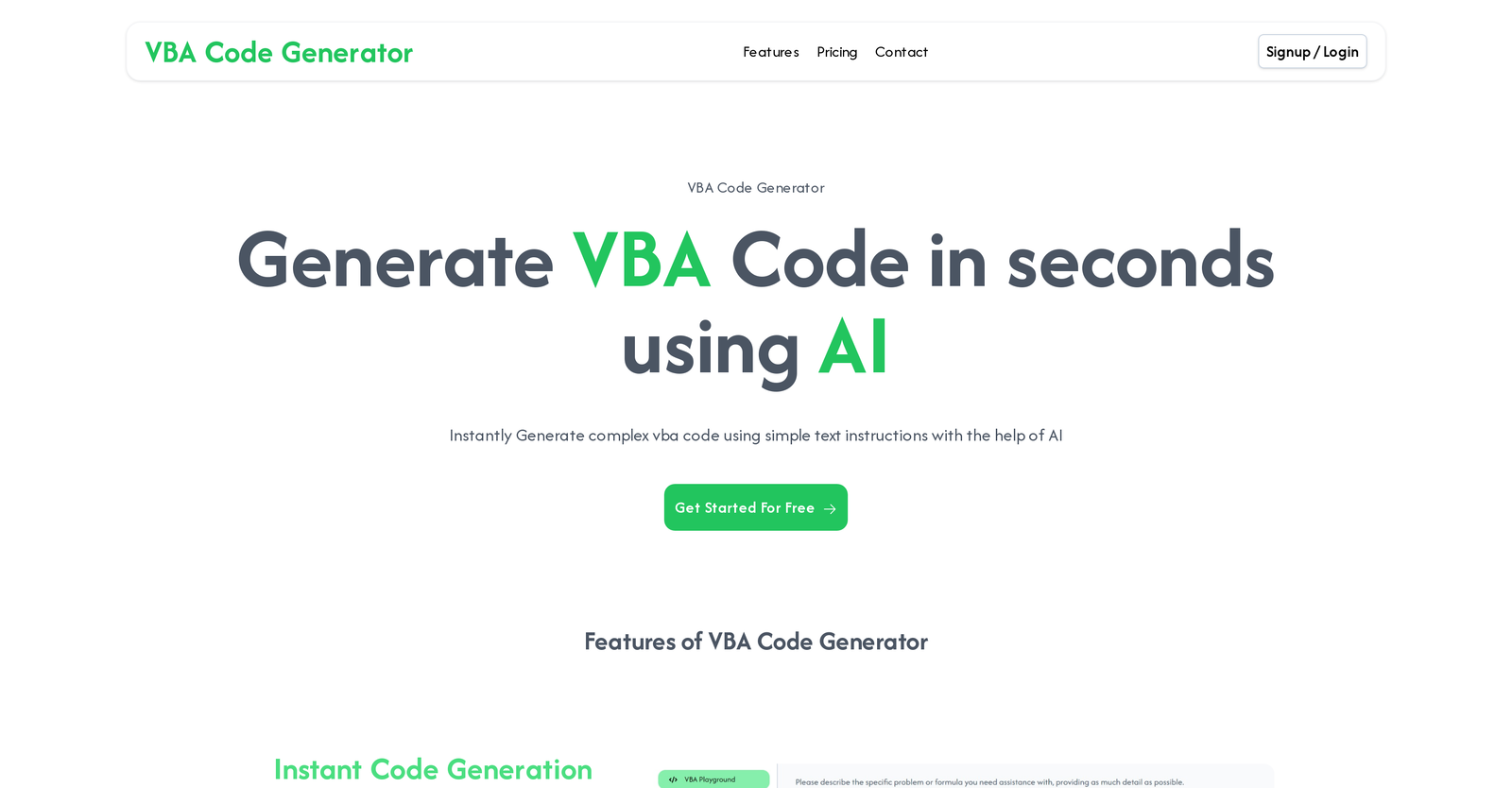 VBA Code Generator image