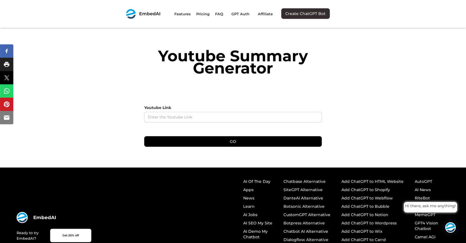 Youtube Summary Generator image